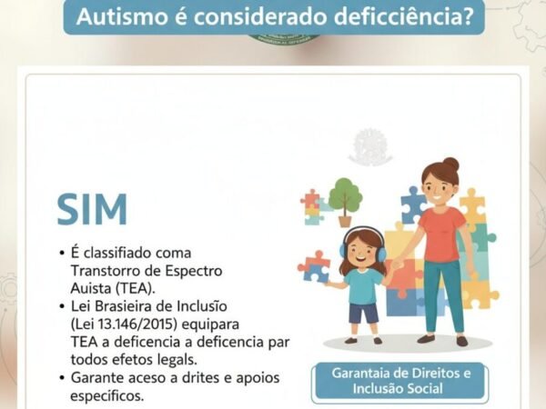 Autismo é considerado deficiência?