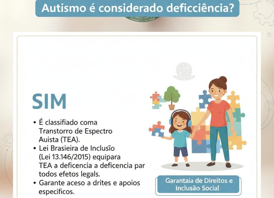 Autismo é considerado deficiência? Entenda a legislação brasileira e seus direitos. 1 Autismo é considerado deficiência?