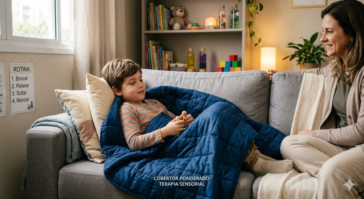 Autismo: Cobertor Ponderado — Guia Completo Sobre Benefícios, Como Funciona e Como Escolher 1 Autismo: Cobertor Ponderado