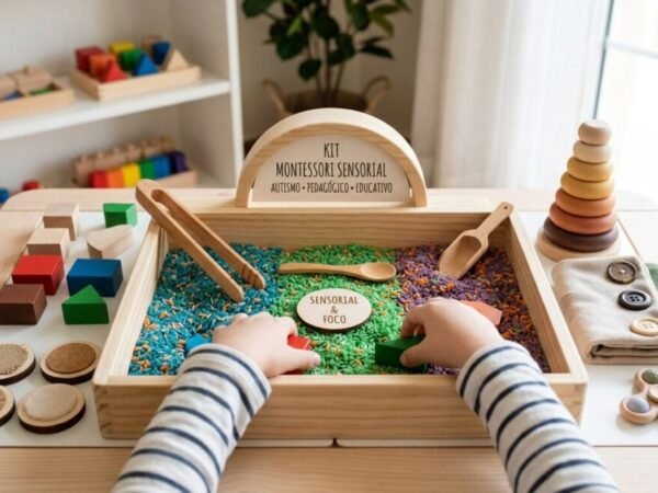 Kit Montessori Sensorial Autismo Pedagógico Educativo